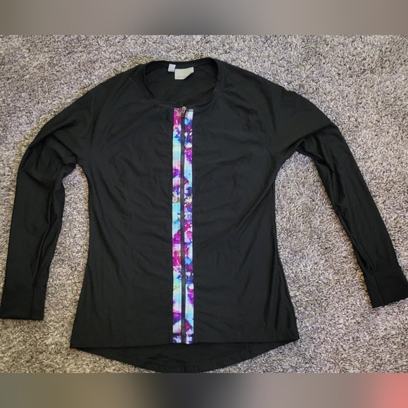 Athleta Zip Up Long Sleeve Top - Picture 1 of 8